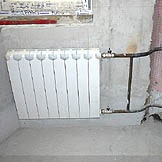 Сборка и замена радиатора отопления с байпасной линией